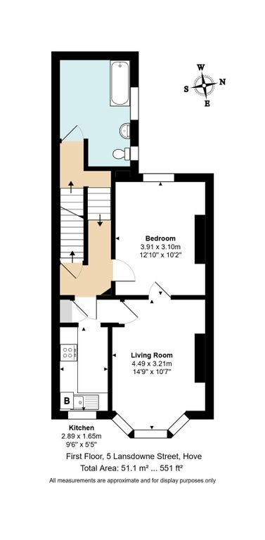 Property photo 2 of 25 First Floor Flat - Floorplan .Jpg