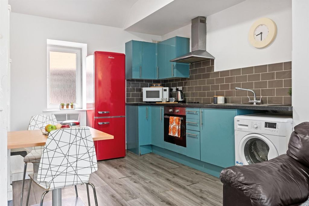 Property photo 2 of 14 Vibrant Modern Kitchen With Retro Red Fridge...
