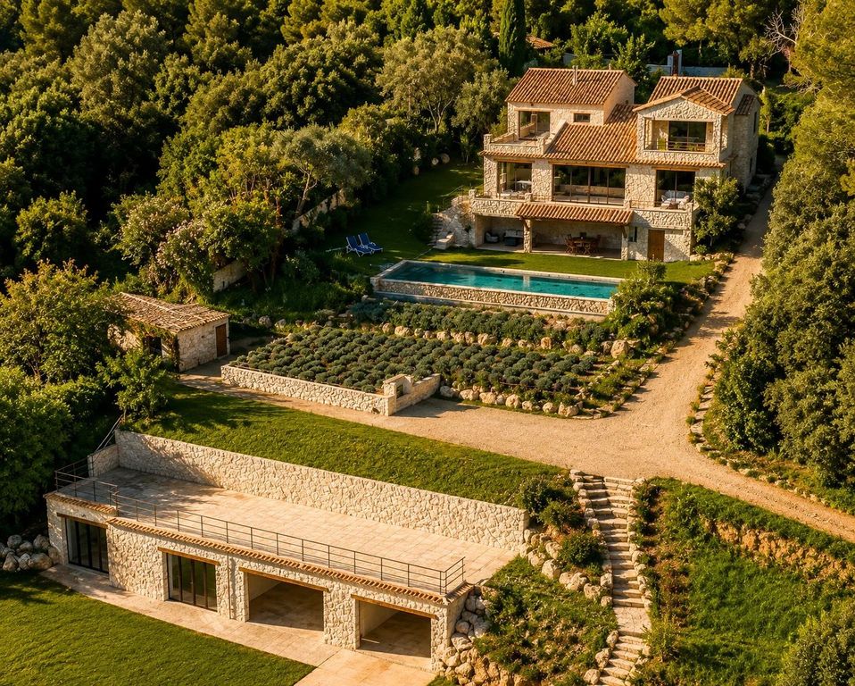 Property photo 1 of 29 Exceptional Villa With Panoramic Sea And Village View – Saint-Paul-De-Vence