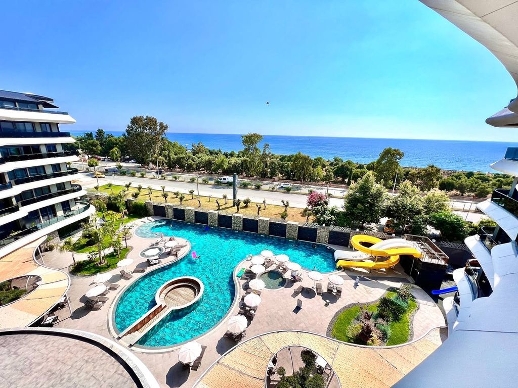 Property photo 1 of 26 Seafront Apartment In Kargicak, Alanya For Sale - A Luxury Complex On The Seafront With Stunning Sea Views