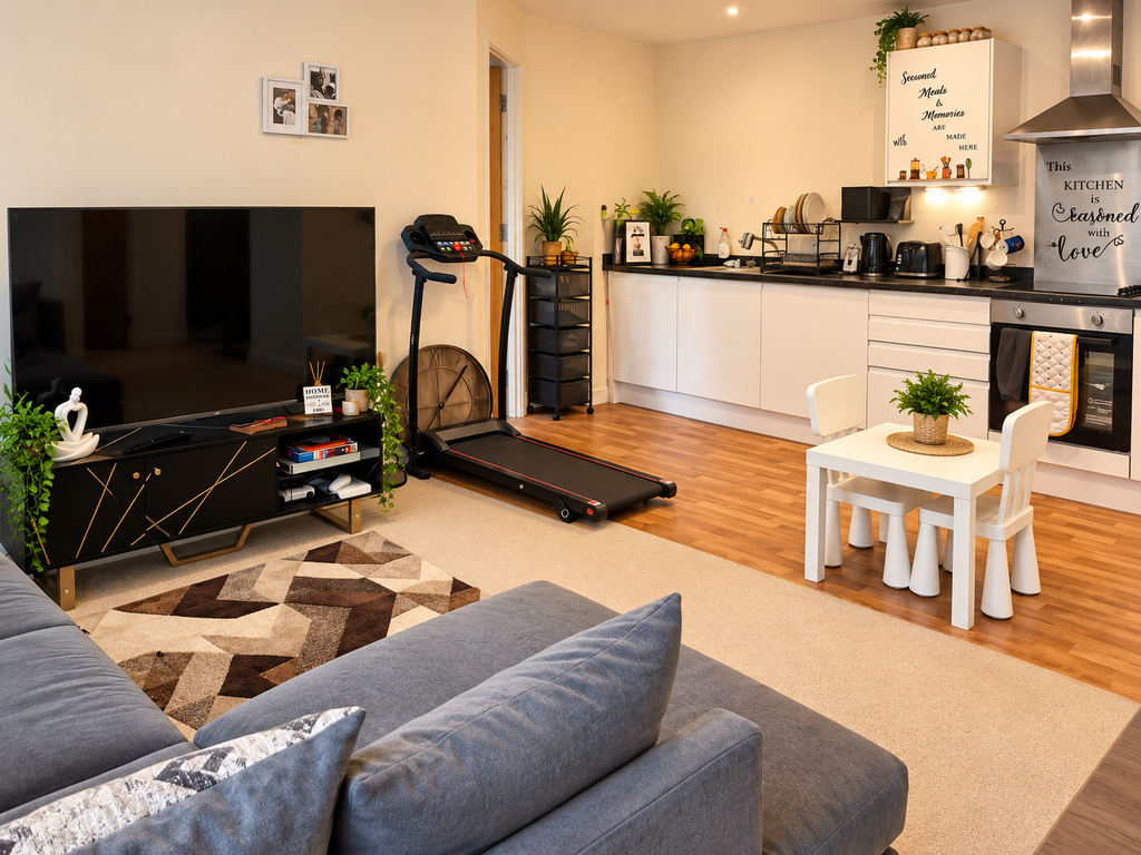 Property photo 3 of 5 Cosy Modern Open-Plan Living Space
