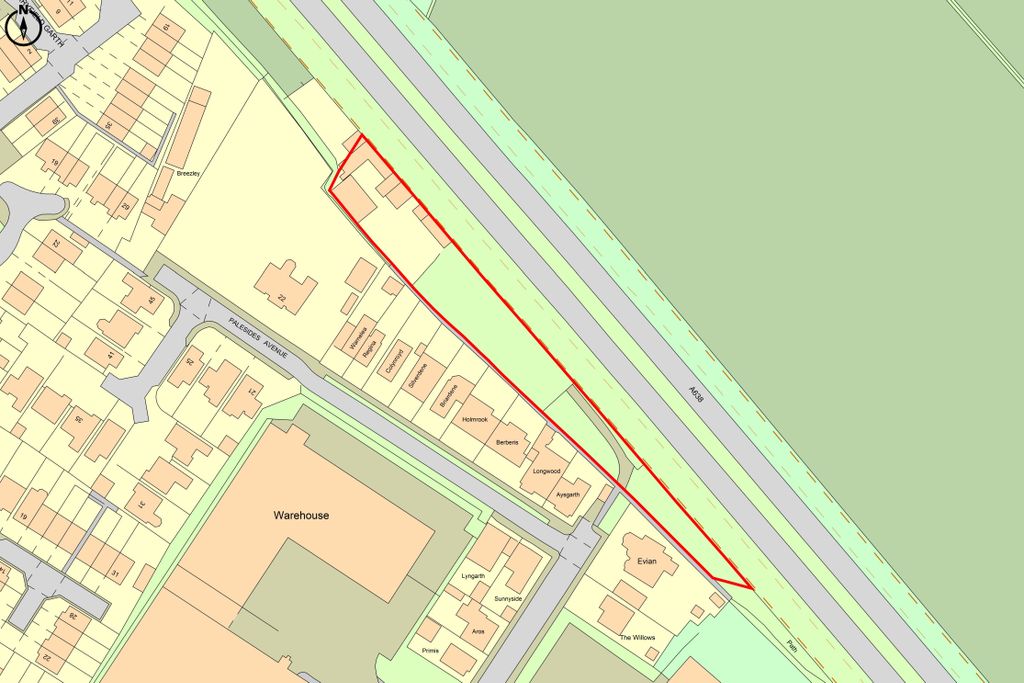 Property photo 1 of 1 Land On The North East Side Of Palesides Avenue, Ossett, West Yorkshire Wf5 9Nl