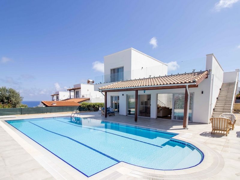 Property photo 1 of 28 3 Bedroom Resale Villa + 11m x 5m Swimming Pool + Furnished + Central Heating + Air Cons + Sea Views Title Deed In The Owner\U2019S Name VAT Paid Image No 1