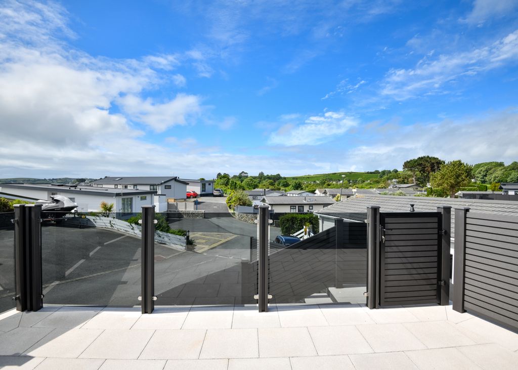 Property photo 3 of 14 Decking Views From The Prestige Plantation House Lodge For Sale At The Warren Resort &amp; Spa, Wales