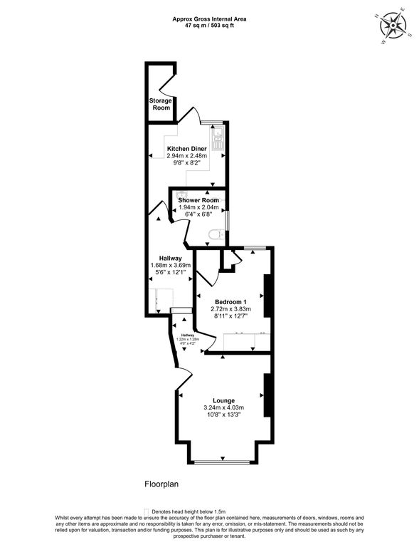 Property photo 2 of 12 Flat A, 124 Rathcoole Gardens, Hornsey, London, N8 9Pg