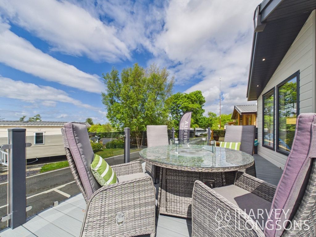 Property photo 3 of 24 Outdoor Furniture To Decking In The Willerby New Holland Holiday Lodge At Brynteg Country & Leisure Retreat, Wales