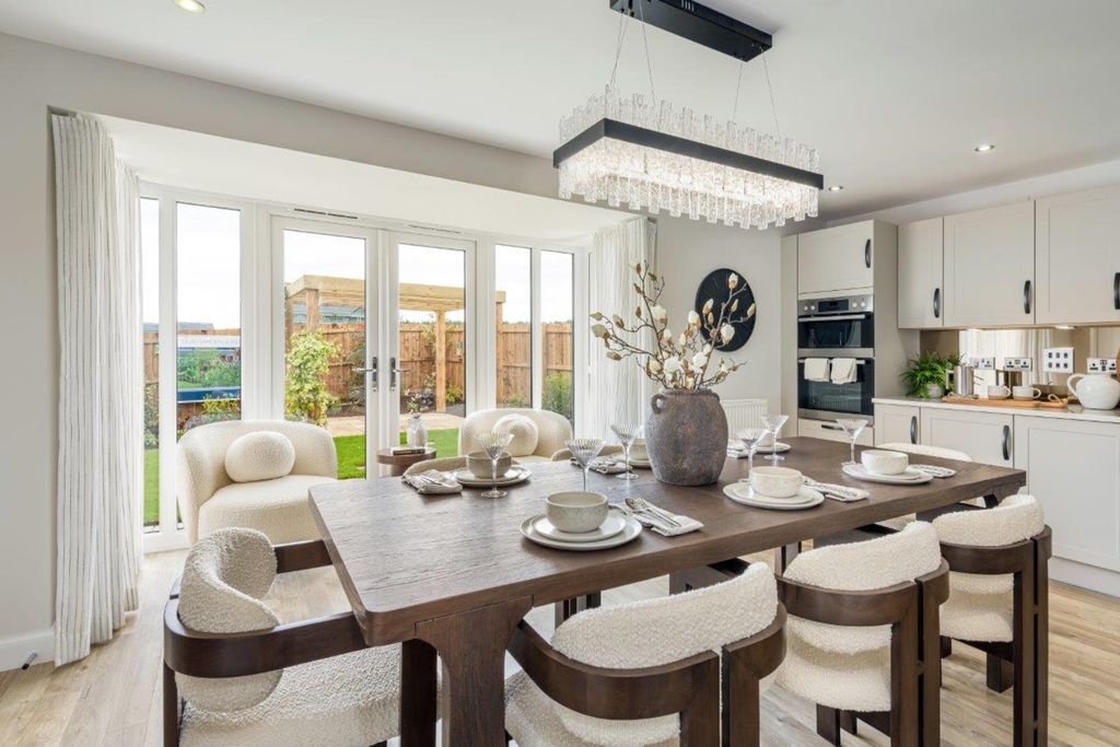 Property photo 2 of 10 Kitchen With Dining Space In 4 Bed Detached Home