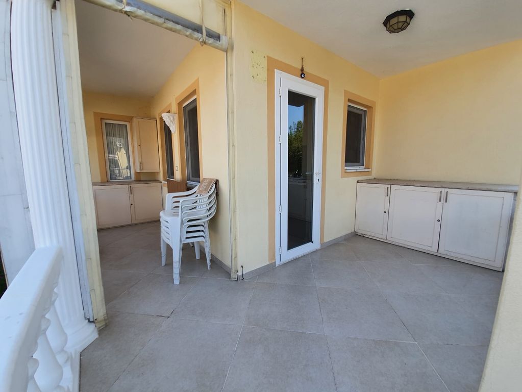 Property photo 2 of 11 A Lovely Ground-Floor Apartment In Dalyan For Sale - Veranda With Built-In BBQ
