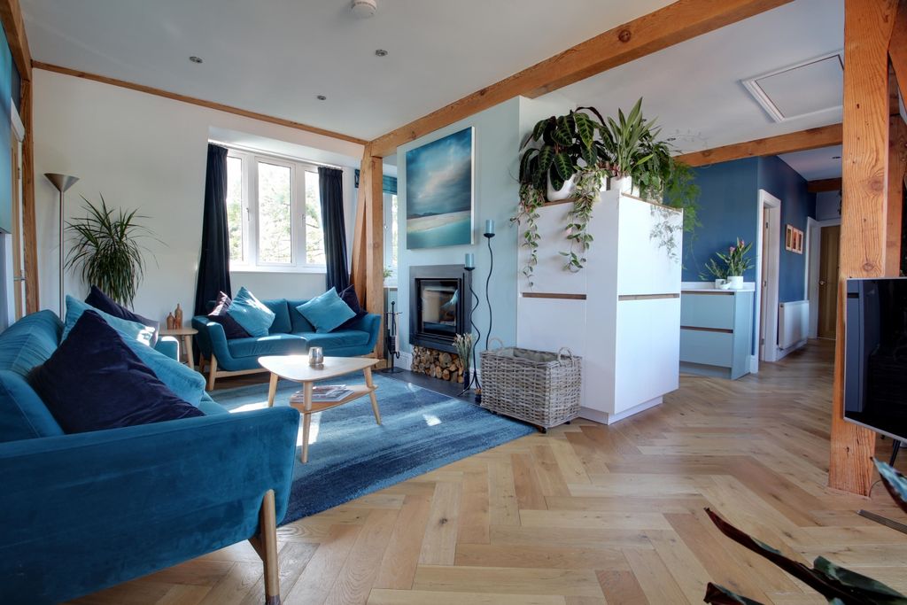 Property photo 2 of 15 Living Room With The Kitchen Dining And Study Area