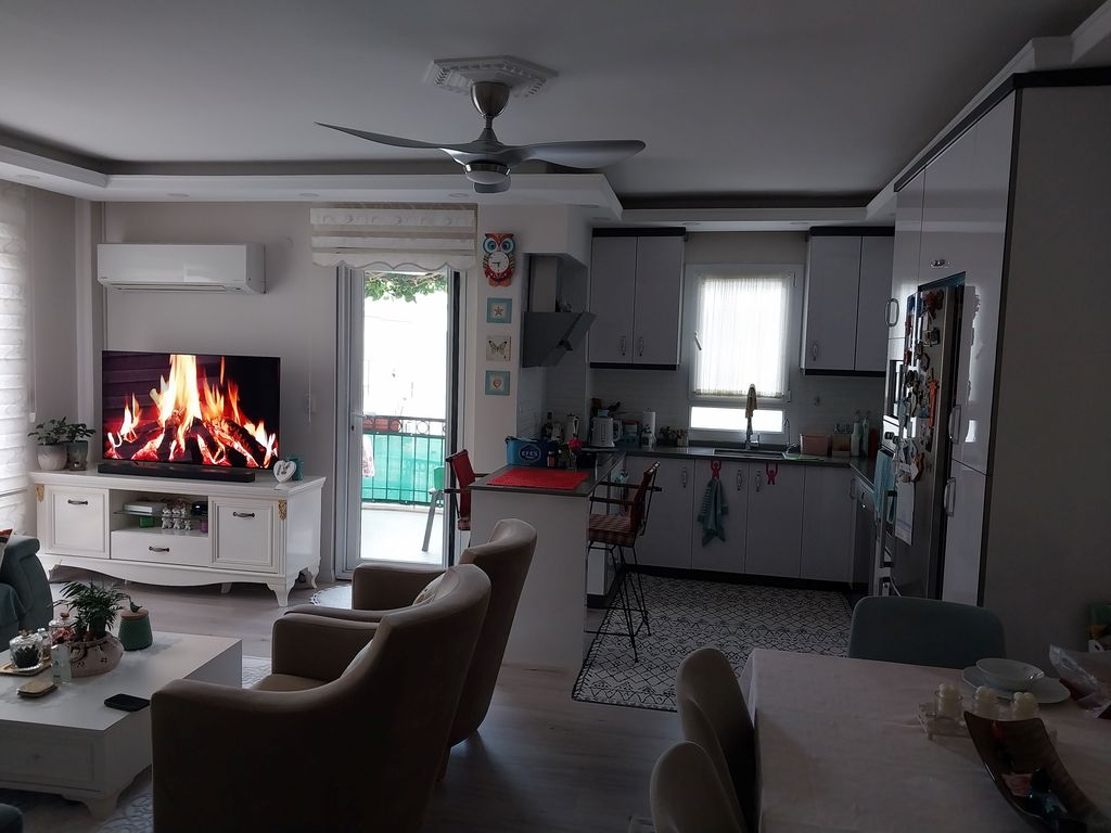 Property photo 3 of 19 3-Bed Fethiye Penthouse- Open Plan Living Area