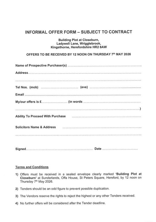 Additional image 8 of Land for saleWrigglebrook, Kingsthorne, Hereford HR2