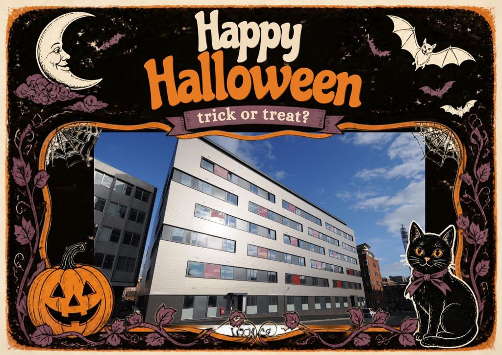Property photo 1 of 8 Orange Simple Happy Halloween Instagram Post-42