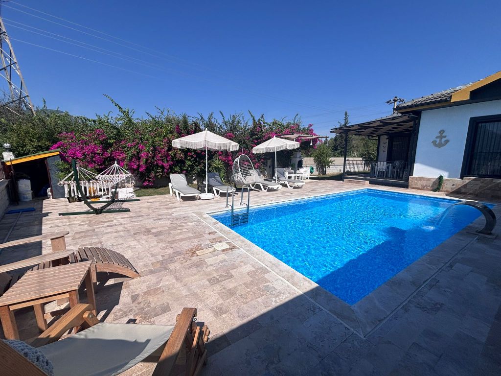 Property photo 1 of 20 A Stylish Dalyan Bungalow For Sale With A Private Pool & Garden - Private Pool To The Rear Of The Bungalow