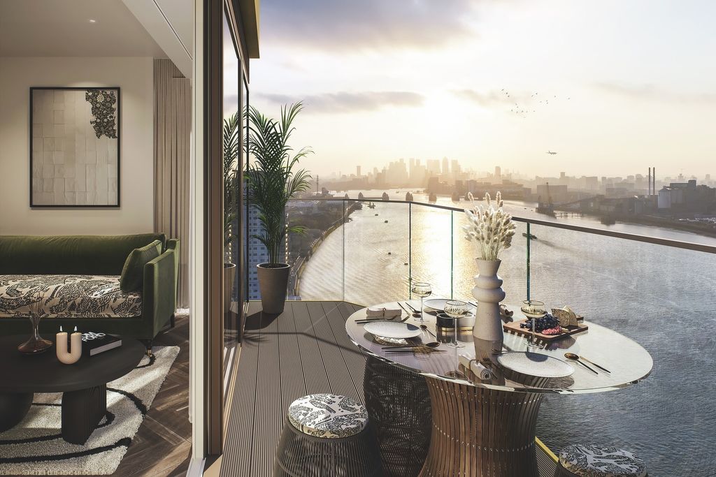 Property photo 1 of 25 Sailors Wharf Balcony CGI