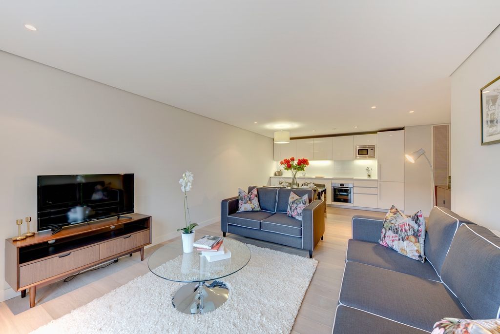 Property photo 3 of 12 This Beautifully Designed Living Room Features Mod...