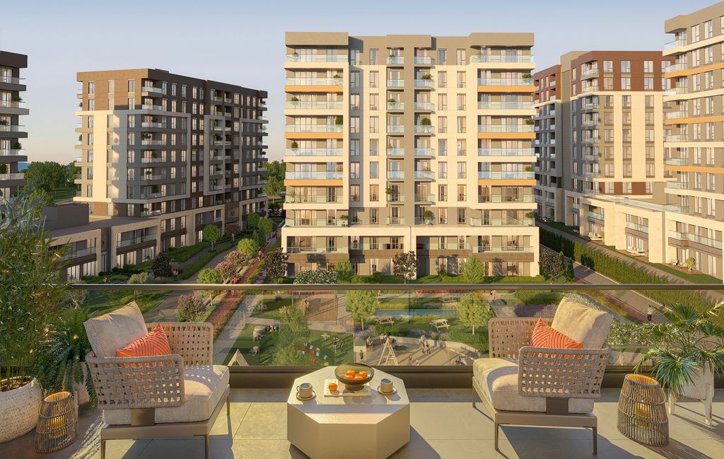 Property photo 3 of 18 Trendy Off-Plan Istanbul Property For Sale - Balconies With Nature And Complex Views