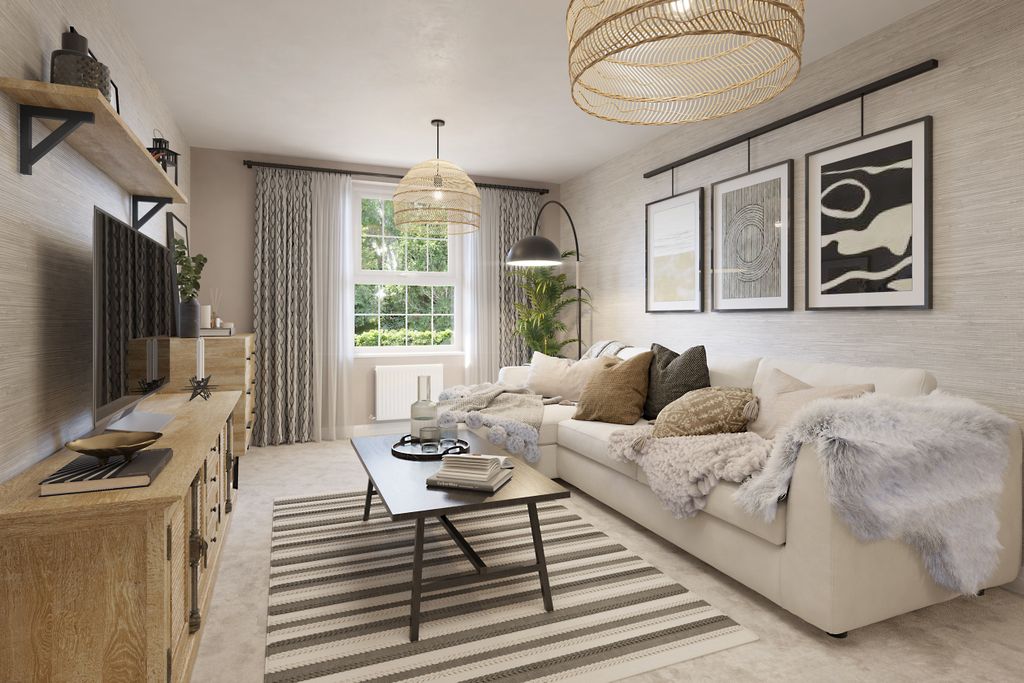 Property photo 3 of 8 Lounge In The 4 Bed Hazelborough