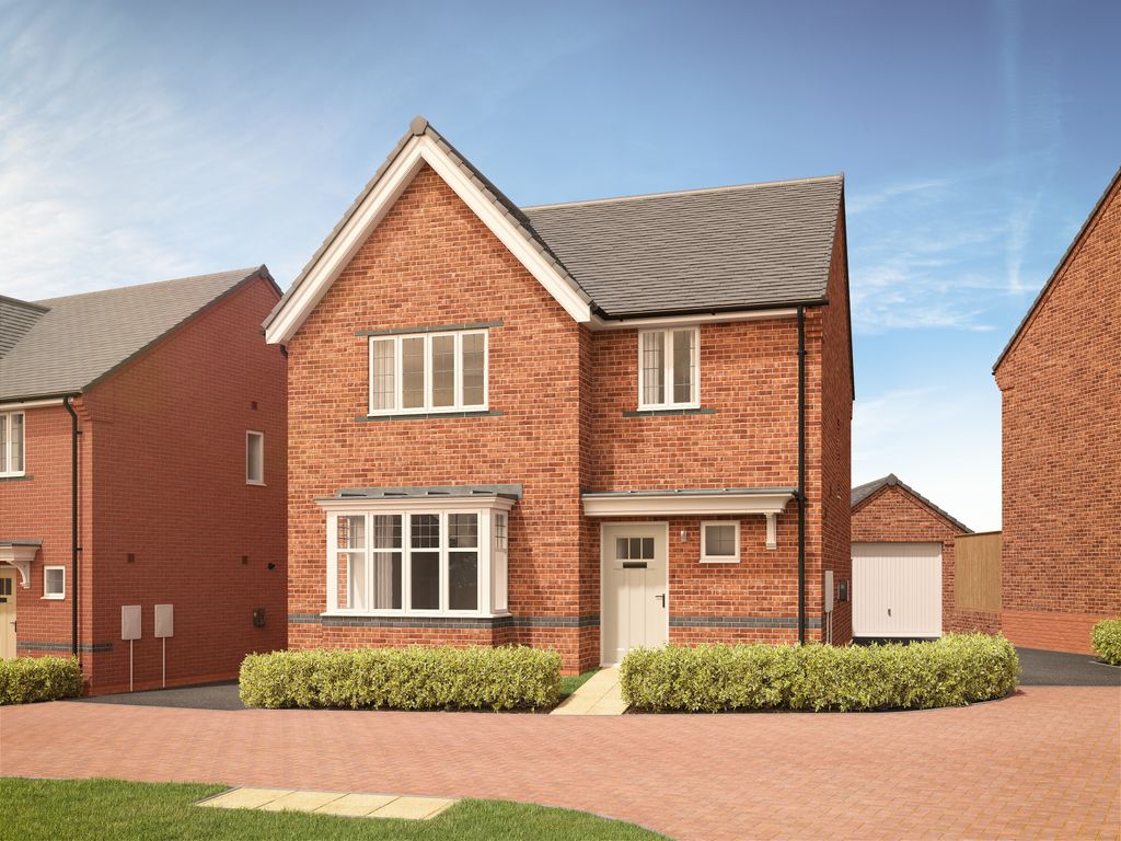 Property photo 1 of 7 A Red Brick House With A Bay Window And White Door Sits Behind A Neatly Trimmed Hedge