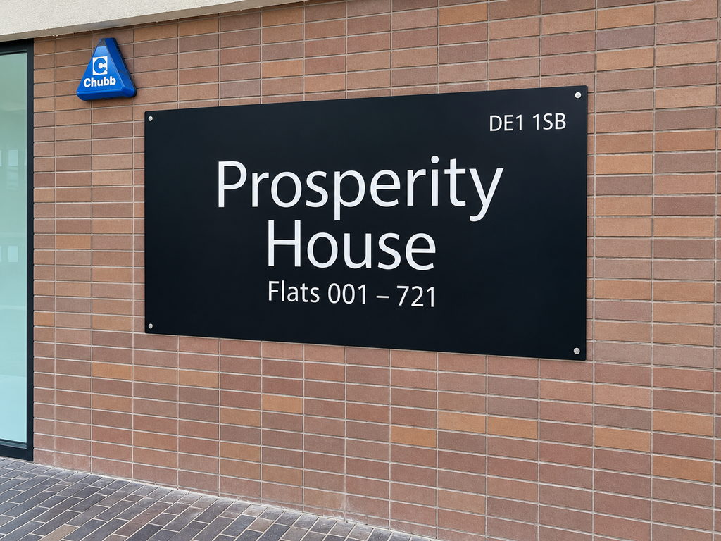 Property photo 1 of 6 Prosperity House Building Signage