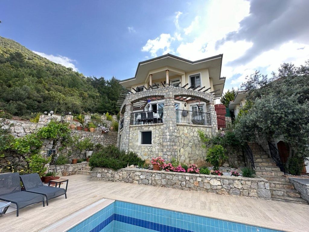 Property photo 2 of 19 Beautiful Detached Villa In Uzumlu, Fethiye For Sale - A Hillside Property With A Private Pool And Large Garden