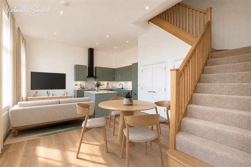 Property photo 3 of 19 Staged Lounge Kitchen Diner