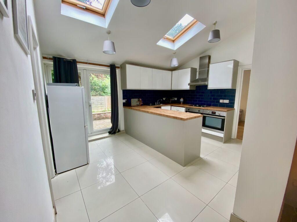 Property photo 1 of 8 Bright, Contemporary Kitchen With Skylights And La...