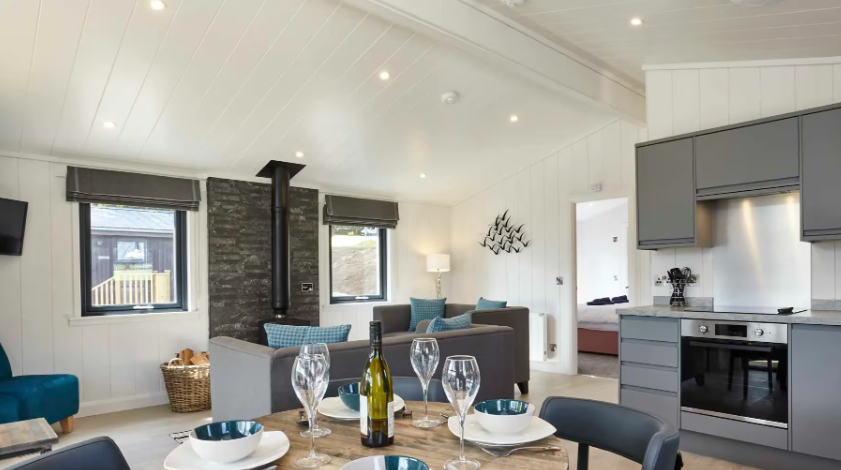 Property photo 3 of 10 Open Plan Kitchen, Dining And Living Area With Contemporary Furnishings