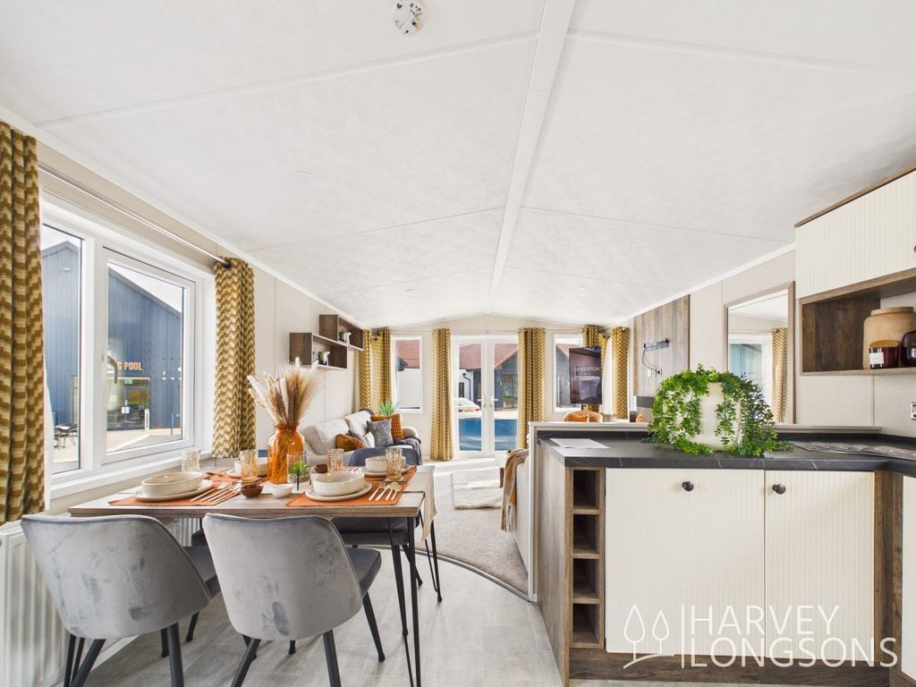 Property photo 3 of 18 Open Plan Living Area With Patio Doors In The Pemberton Avon Holiday Caravan At Pakefield Holiday Park, Suffolk