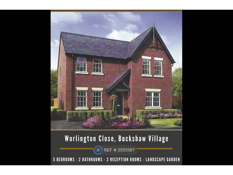 5 bed detached house to rentWorlington Close, Chorley PR7