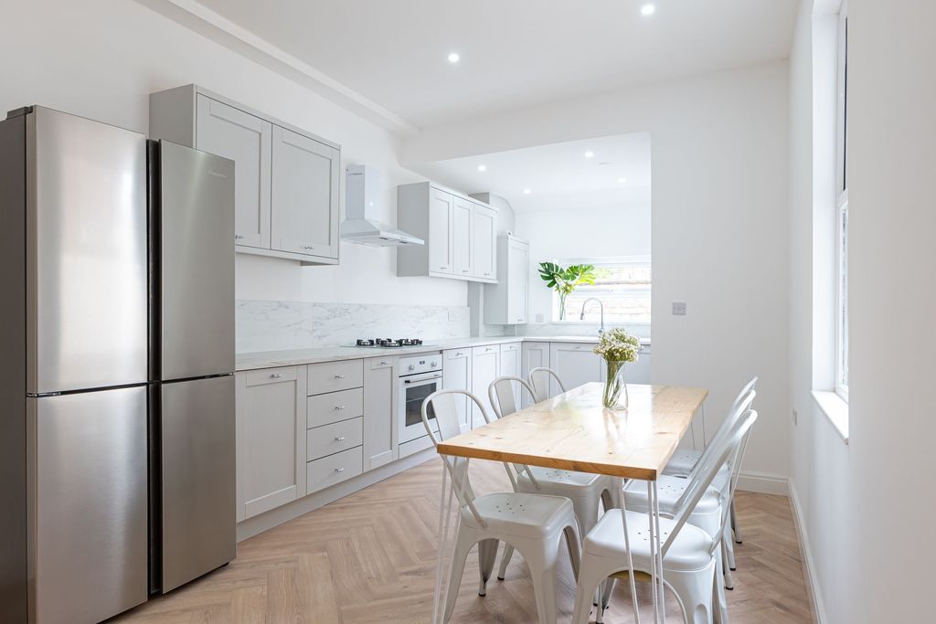 Property photo 2 of 17 Bright, Modern Kitchen With Pale Shaker Cabinets, ...