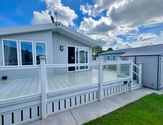 Property photo 1 of 17 Willerby Pinehurst Lodge Exterior With Spacious Raised Decking And Garden Shed
