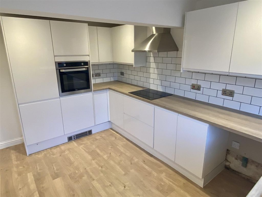 Property photo 2 of 9 Modern Kitchen With Sleek White Cabinetry...