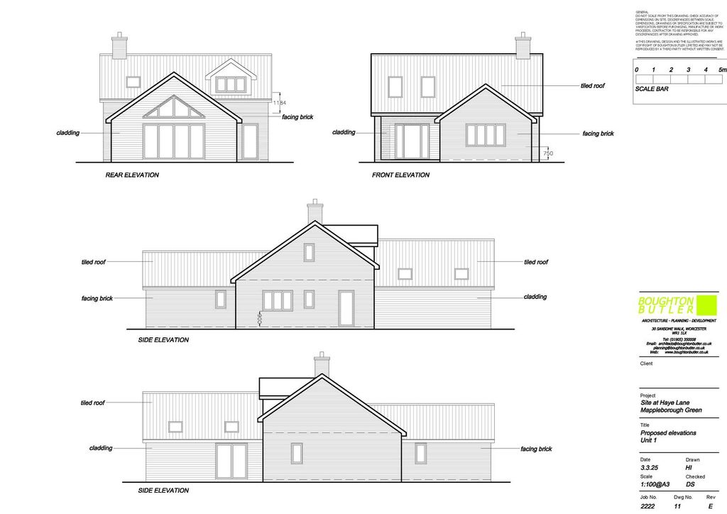 Property photo 3 of 5 3, Chapel Fields [Unit 1] - Proposed Elevations.Jp