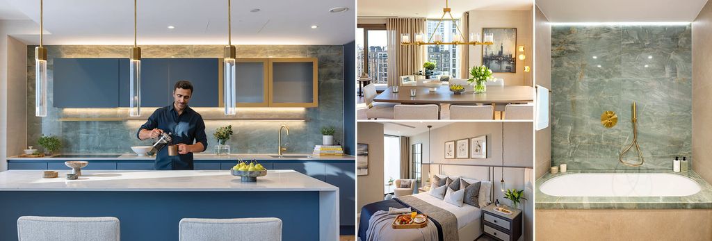 Property photo 1 of 1 A Montage Of Images For The 3 Bedroom Homes At King's Road Park