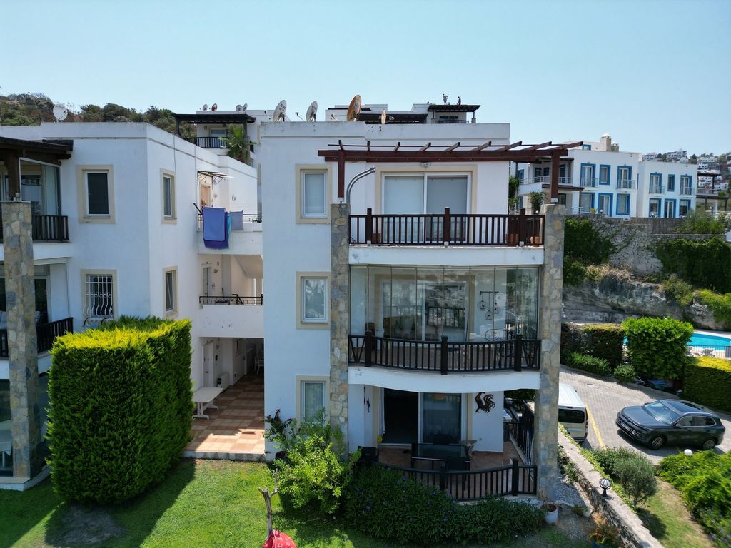 Property photo 1 of 25 A Sea &amp; Nature View Apartment In Bodrum For Sale - Main View Of The Apartment Building