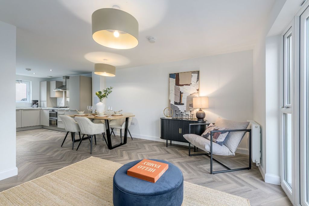 Property photo 2 of 9 Lounge/Dining Area In 4 Bedroom Stewarton House Type