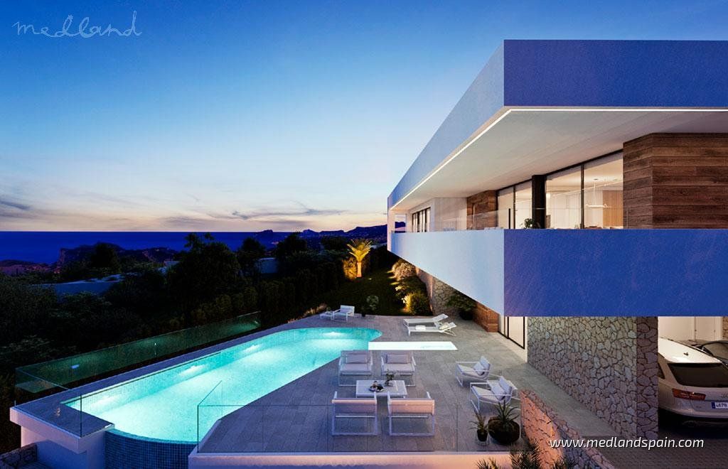 Property photo 1 of 15 Luxury Villa Single Floor With Pool And Panoramic Sea Views In Cumbre Del Sol