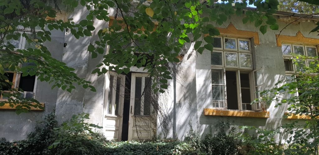 Property photo 2 of 53 Front View Of The Old School Showing Windows And Entrance Behind Foliage