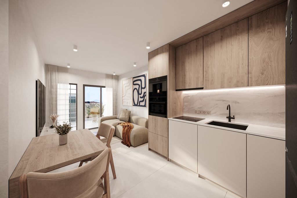 Property photo 2 of 8 Contemporary Kitchen And Living Space Designed For Modern Urban Living. Completion May 2028.(CGI)