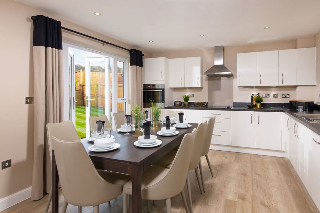 Property photo 3 of 10 Internal Image Of The Kitchen/Diner With French Doors To Garden In The Halton