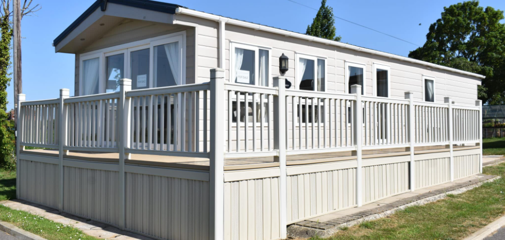Property photo 1 of 19 Exterior Of The Delta Superior Static Caravan For Sale At Eastland Meadows Country Park, Essex