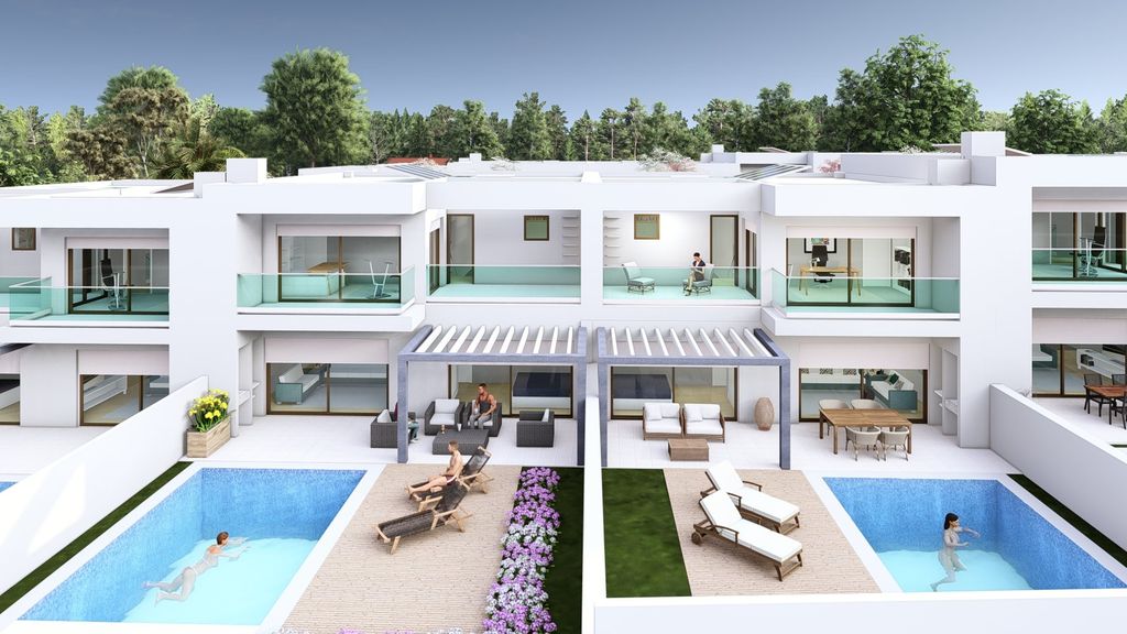 Property photo 1 of 22 New Built | Building Plots For Turn-Key Modern T3 Townhouses In Almádena For Sale - Lagos