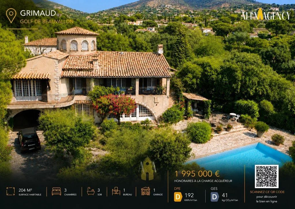 Property photo 1 of 22 Grimaud – Elegant Provençal Bastide In The Heart Of Beauvallon Golf Estate