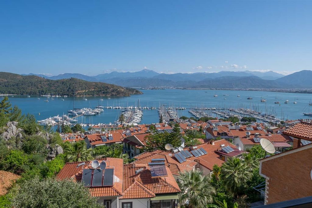 Property photo 3 of 25 A Magnificent Sea View Fethiye Property For Sale - Panoramic Sea Views From The Apartment
