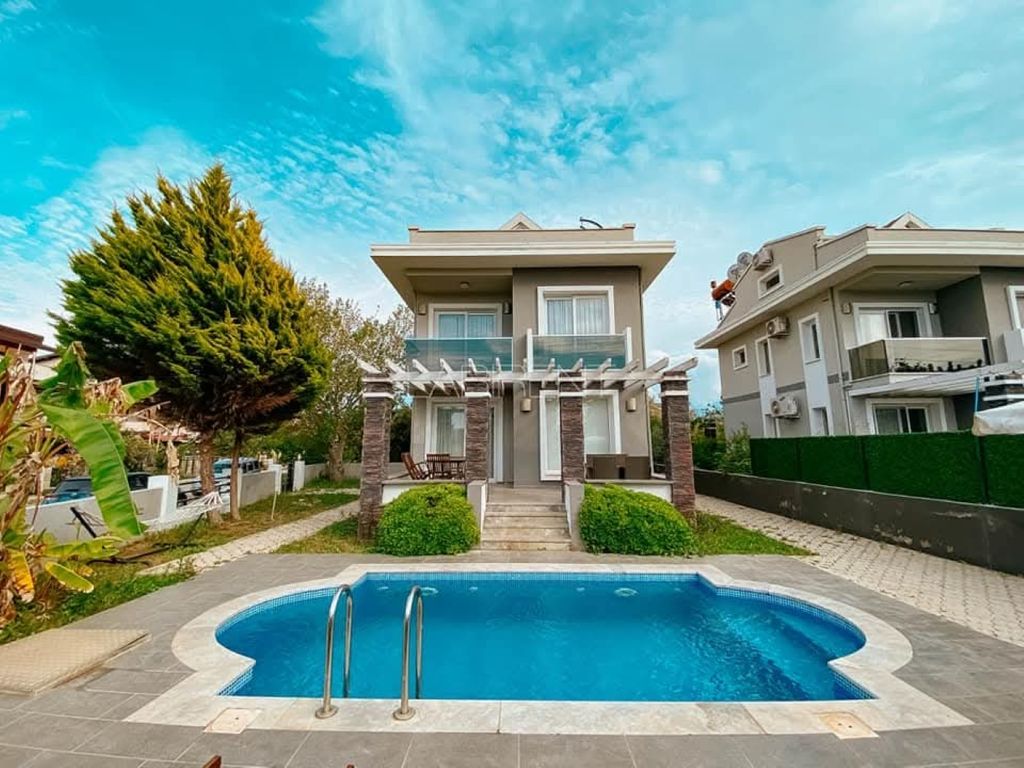 Property photo 1 of 22 Exquisite Fethiye Property For Sale - Main View Of The Villa And Private Pool