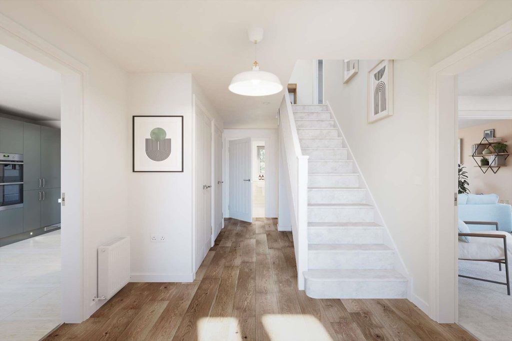 Property photo 3 of 15 Welcoming Hallway With Storage Options
