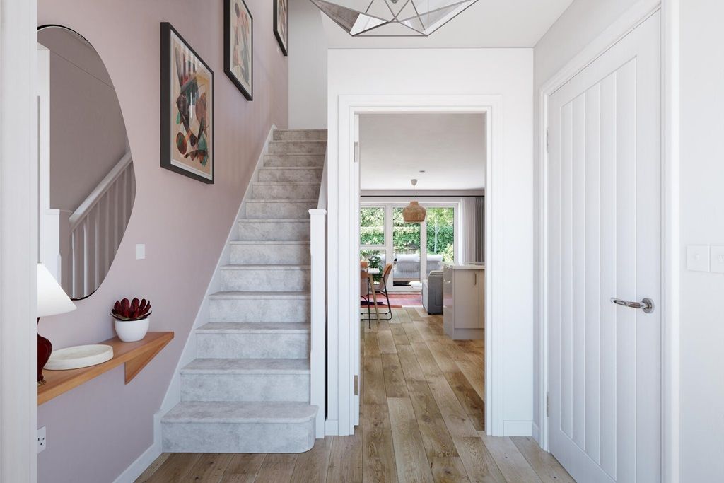 Property photo 2 of 12 The Harrton Has A Light And Airy Hallway