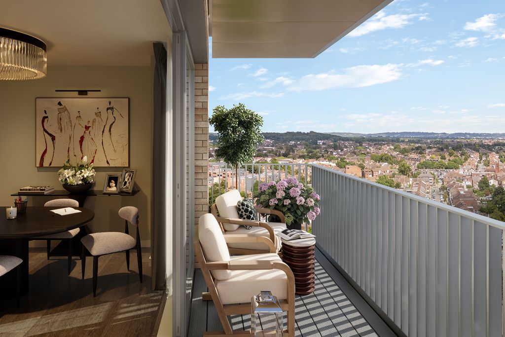 Property photo 2 of 6 Balcony CGI - Eastman Village