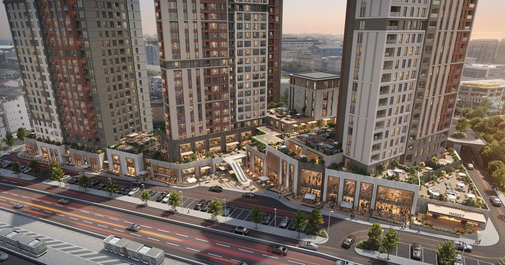 Property photo 3 of 22 Istanbul Property For Sale In Beylikduzu - Arial View Showing The Entire Complex