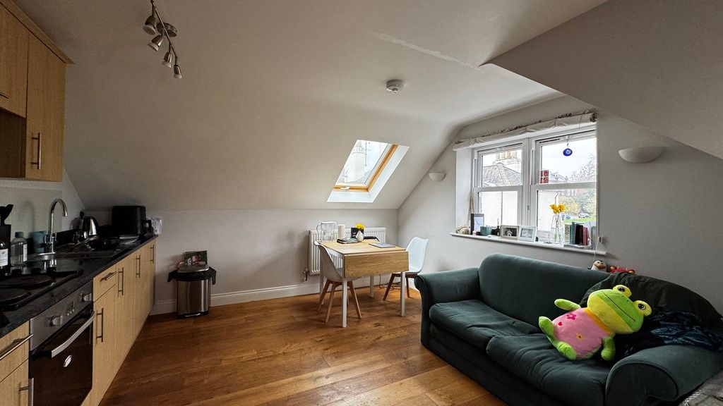 Property photo 3 of 6 Bright Open-Plan Living Area With Wooden Floors...